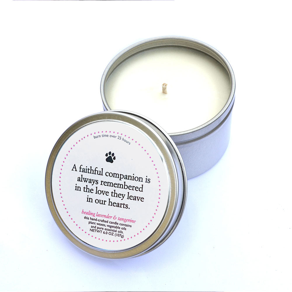 Pet Memorial Candle Gift Set