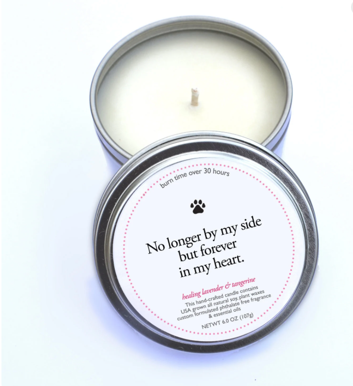 In Loving Memory Pet lovers Memorial Candle
