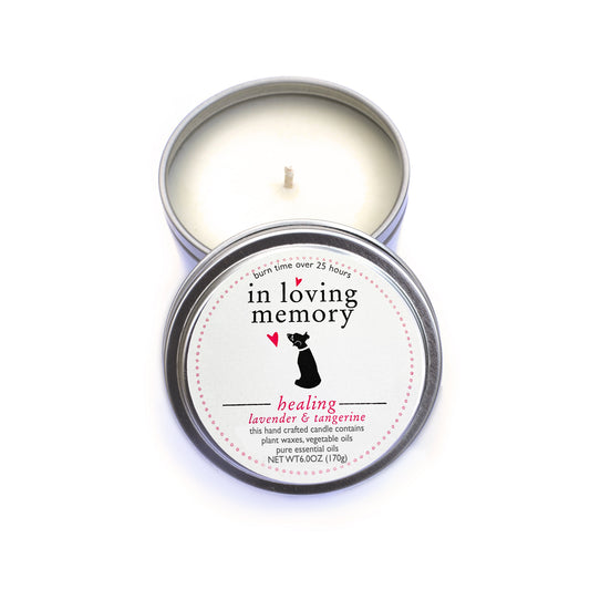 In Loving Memory Pet lovers Memorial Candle